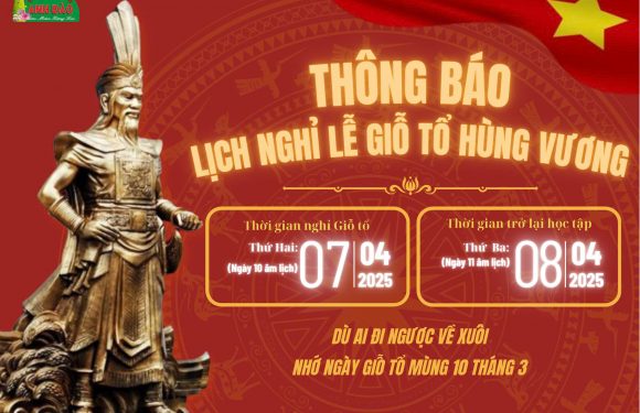 LỊCH NGHỈ GIỖ TỔ HÙNG VƯƠNG 2025